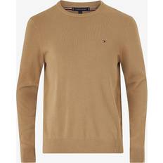 Tommy Hilfiger Beige Tröjor Tommy Hilfiger Crewneck Essential Ssnl Cotton - Beige