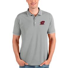 Antigua Men's Gray Central Michigan Chippewas Affluent Polo