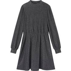 L Klänningar Name It Kleid - Grau/Dunkelgrau