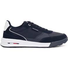 Tommy Hilfiger Retro Leather Blend Trainers - Desert Sky