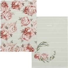 Blomstrede Viskestykker HappyFriday Winter Peony Multifarvet 70 x 50 cm 2 pcs Viskestykke Multifarve (70x50cm)