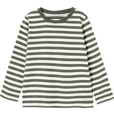 Name It Grøn Bluser & Tunikaer Name It Shirts - Oliven/Offwhite