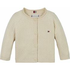 Tommy Hilfiger Nainen Neuletakit Tommy Hilfiger Cable Cardigan Neuletakki - Beige