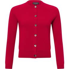 Damen - Kaschmir Cardigans Object Collectors Item Strickjacke - Rot