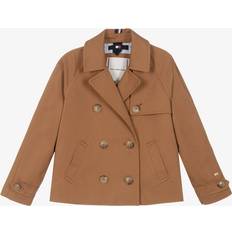 Tommy Hilfiger Jackets Tommy Hilfiger Girls Cotton Double Breasted Jacket - Brown