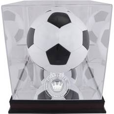 Fanatics Authentic Charlotte FC Mahogany Team Logo Soccer Ball Display Case