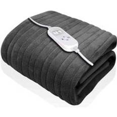 Dreamcatcher Deluxe XL Electric Heated Throw Blanket 180 x 130 cm Blankets Grey (180x)