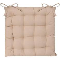 Coussins de chaise Atmosphera Carré Beige 38 x 38 cm Coussin de chaise Gris, Beige
