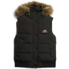 Superdry Väst Everest Casual Återvunnen Polyester Hållbar - Svart