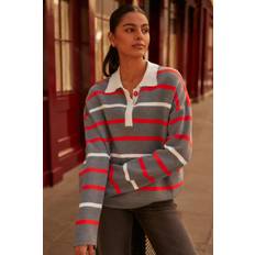 NEXT Sweatere NEXT Pullover - Grå/Rød/Hvid