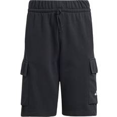 adidas Kid's Essentials Cargo Shorts - Black/White (JC9768)
