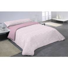 King Size Duvet Cover Set 3 Stykker Dynebetræk Pink