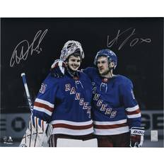 Fanatics Authentic Igor Shesterkin & Adam Fox New York Rangers Autographed 16" x 20" Blue Jersey Celebration Photograph