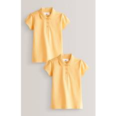 Jaune Chemises NEXT Gelb Kurzarm Poloshirt - Gelb