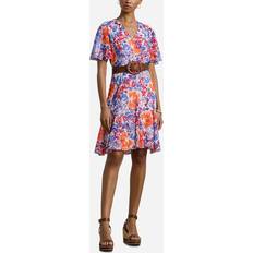 Arancione - Vestito corto Vestiti Lauren Ralph Lauren Wandella-Short Sleeve-Day Dress by