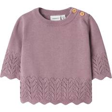 6-9M Blusen & Tuniken Name It NBFTIMIE Pullover - Mauve