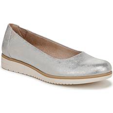 Idea Ballet Flat Shoes Slip-On Fit - Silver