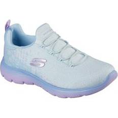 Skechers Plus Size The Summits Slip On Sneaker - Light Blue