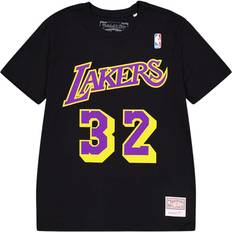 T-shirts Mitchell & Ness Name Number Tee - Magic John Black/Negro