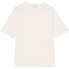 Herren - Viskose Hemden Marc O'Polo Elegantes T-Shirt - Weiß