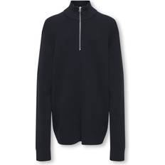158/164 Striktrøjer Kids Only Pullover Phil - Sort/Sølv