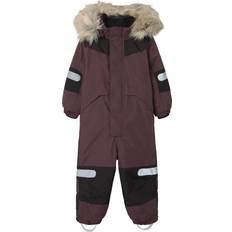 Silbrig Overalls Name It Funktionsanzug Storm12 - Purpur/Schwarz/Silber