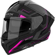 Airoh Matryx Rocket Integraalhelm - Mat Zwart/Grijs/Pink