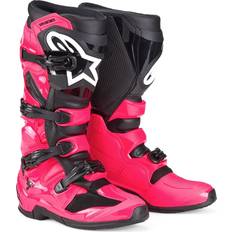 Pink Motorcycle Boots Alpinestars Tech 7 Boots - Diva Pink/Black Unisex