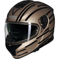 Beige Motorcycle Helmets Nolan N80-8 Full Face Helmet - Beige/Grey