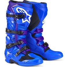Blue Motorcycle Boots Alpinestars Tech 7 Motocross Boots - Blue Unisex