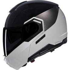 Beige Motorcycle Helmets Nolan N90-3 Verniciatura Speciale Helmet - Black/White/Beige