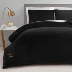 Juicy Couture Velour Bedspread Black (228.6x264.2cm)
