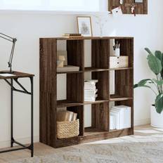 Furniture Latitude Run Bookcase Concrete Grey 102 x 32 x 108 cm Book Shelf