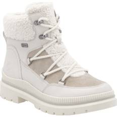 Remonte Ankelboots Remonte Läder Vita Stängda Dams Ankelboots
