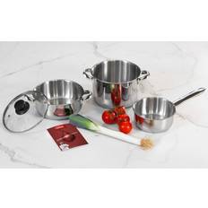 Rostfritt stål Set Inoxibar Stål Set med lock