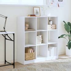 Furniture Latitude Run Bookcase Concrete Grey 102 x 32 x 108 cm Book Shelf