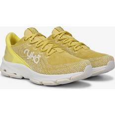 Women - Yellow Walking Shoes Ryka Devotion X Walking Shoes - Verdant Yellow Mesh Fabric