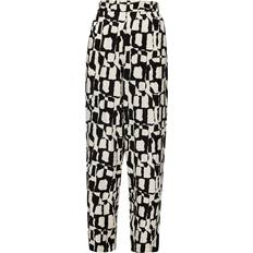 s.Oliver Black Label Straight Leg Trousers - Print