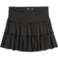 Superdry Kjolar Superdry Minikjol Med Tiered - Svart
