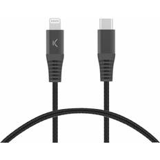 Ksix Black USB-C to Lightning Charging Cable