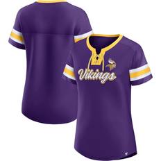 Women T-shirts Fanatics Officially Licensed NFL Women's Original Lace-Up T-Shirt, Vikings