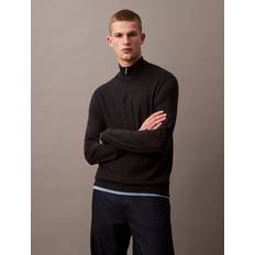 Calvin Klein Men Sweaters Calvin Klein Merino Quarter Zip Sweater - Vulcan