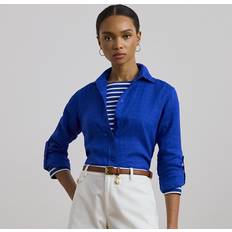 Linen Shirts - Men Lauren Ralph Lauren Linen Shirt - New Sapphire