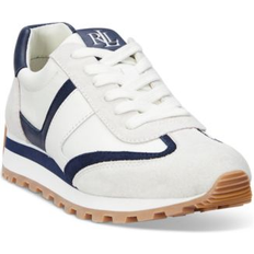 Ralph Lauren Dani Lace-Up Sneakers - Snow White/Refined Navy/Pale Grey