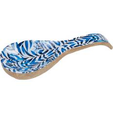 Blåa Bordsskedar Romimex Blue and White Mango Wood 27 x 5 x 9 cm Table Spoon