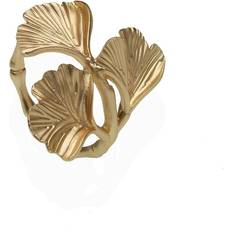 Metal Napkin Rings Versa Golden Metal Zinc Alloy 4 x 4.5 x 5.5 cm Napkin Ring