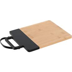 Bambus - Sort Skærebrætter Home ESPRIT Sort Naturlig Polyurethan Bambus 35,5 x 21 x 1,1 cm Skærebræt