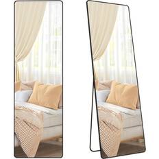 Full Length 160 x 50 cm Black