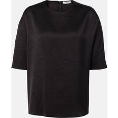 Vince Vince Fluid Satin Blouse - Black