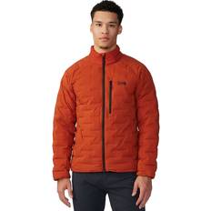 Hiking - Orange Jackets Mountain Hardwear Men's Stretchdown Jacket - Dark Copper